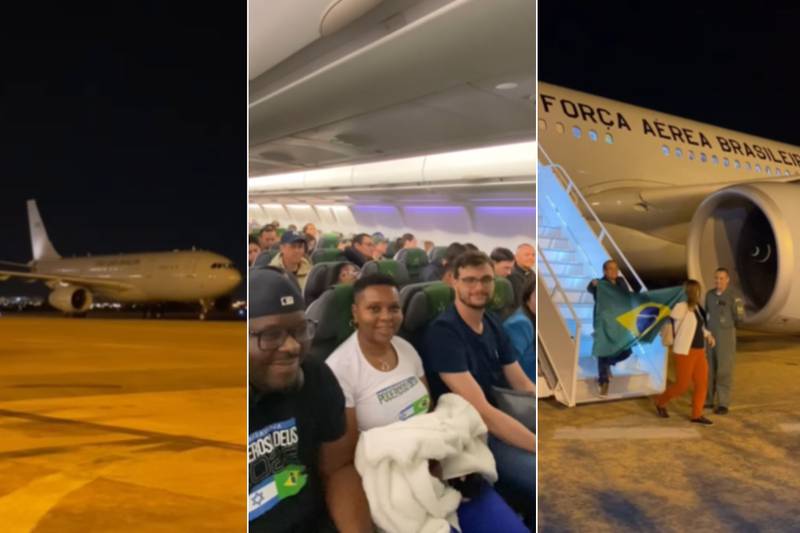 Primeiro avião da FAB decola para retirar brasileiros de Israel