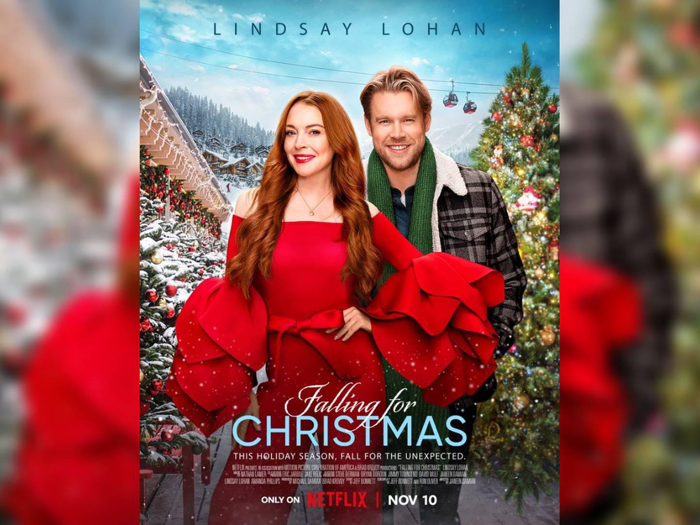 Novo filme de Lindsay Lohan, 'Uma Quedinha de Natal', ganha data de estreia