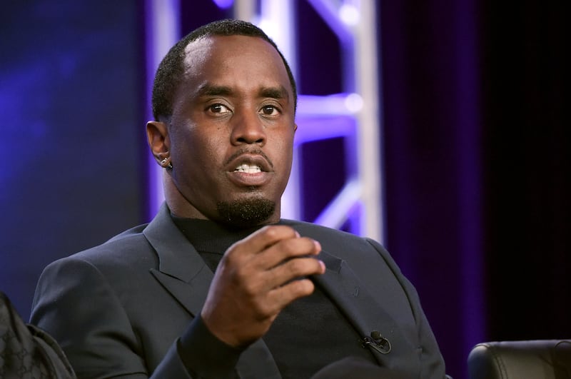 Sean 'Diddy' Combs participa en el panel "The Four" durante la gira de prensa de invierno de la Asociación de Críticos de Televisión FOX en Pasadena, California, el 4 de enero de 2018. (Foto Richard Shotwell/Invision/AP, archivo)