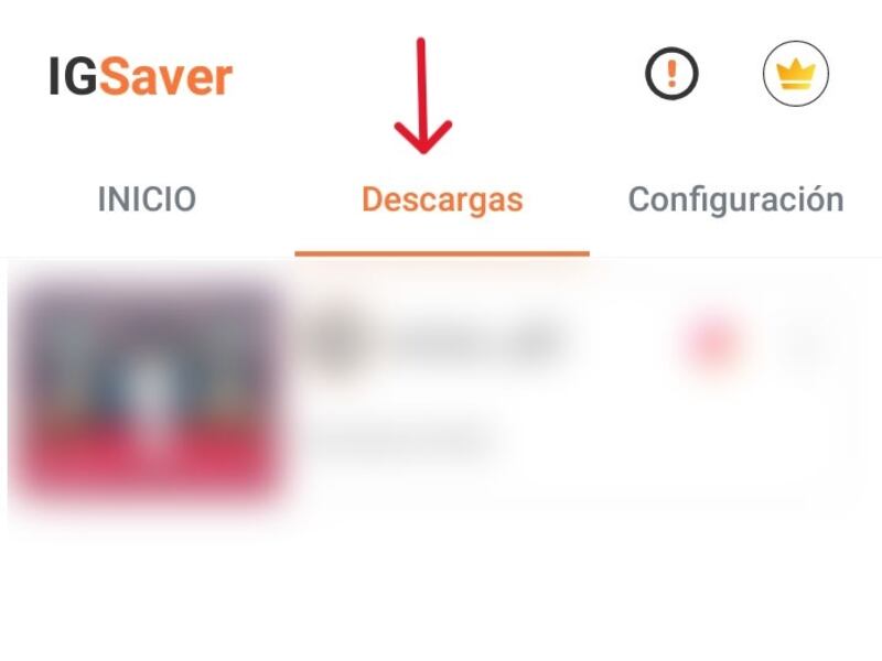 Captura de la app Story Downloader & IGSaver