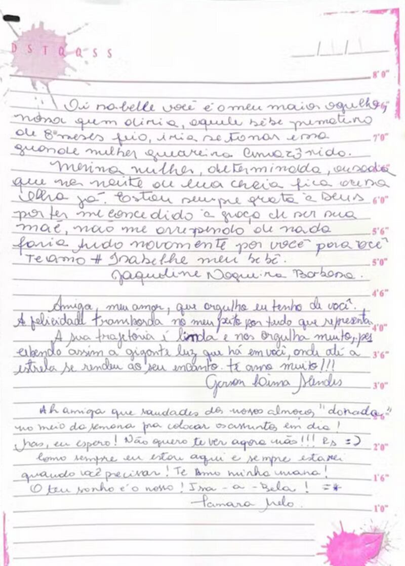 BBB 24: Após ‘Sincerão’ pesado, veja o que os parentes escreveram nas cartas destruídas no reality