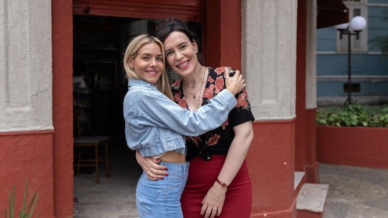 Remake de Elas por Elas: foto tirada nos bastidores da novela da Globo