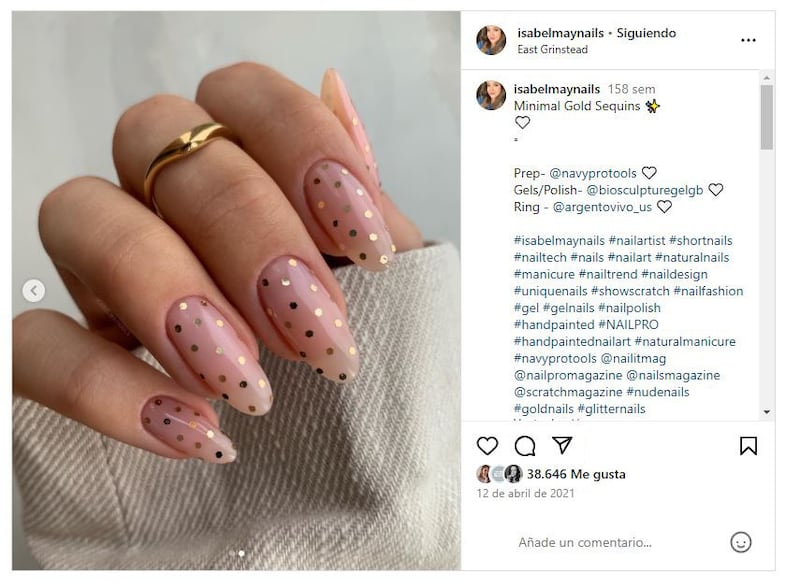 Las 'dot nails' son la última tendencia en cuanto a manicuras para esta temporada primaveral