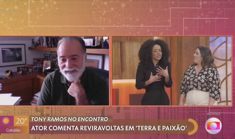 Valéria Almeida e Tati Machado são elogiadas durante entrevista no Encontro