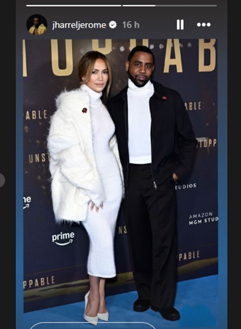 Jennifer López y Jharrel Jerome película