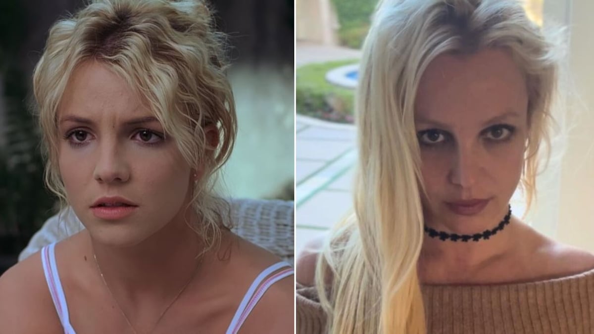 Britney Spears en 'Crossroads' y en la actualidad