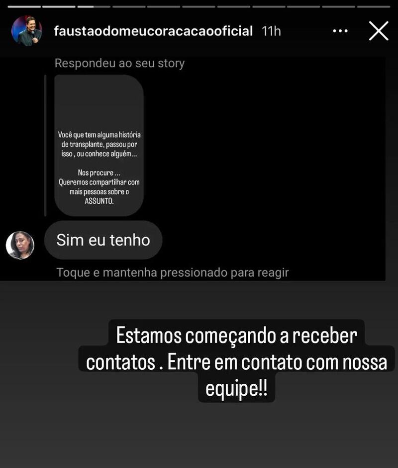 Esposa de Fausto Silva anuncia conteúdo com outros perfis