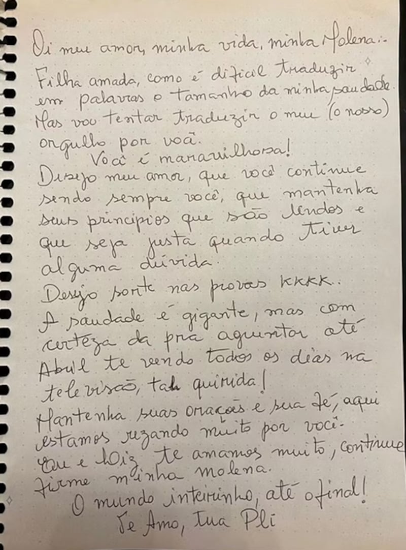 BBB 24: Após ‘Sincerão’ pesado, veja o que os parentes escreveram nas cartas destruídas no reality