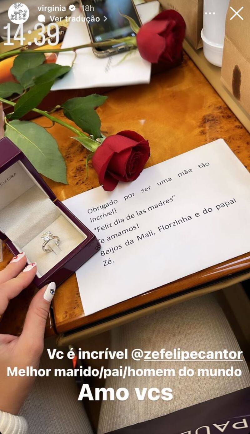 Influenciadora ganhou presente de R$ 40 mil do marido Zé Felipe