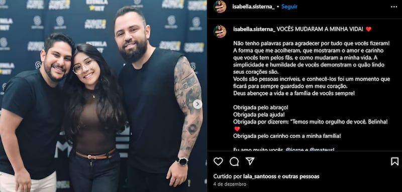 Jorge e Mateus financiam estudos de fã em Harvard e Yale durante show