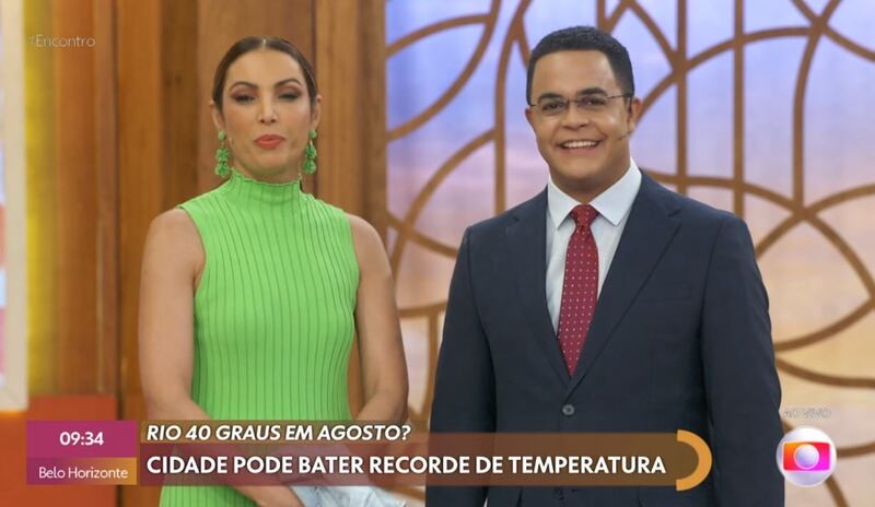 Patrícia Poeta fala sobre onda de calor durante o inverno de 2023