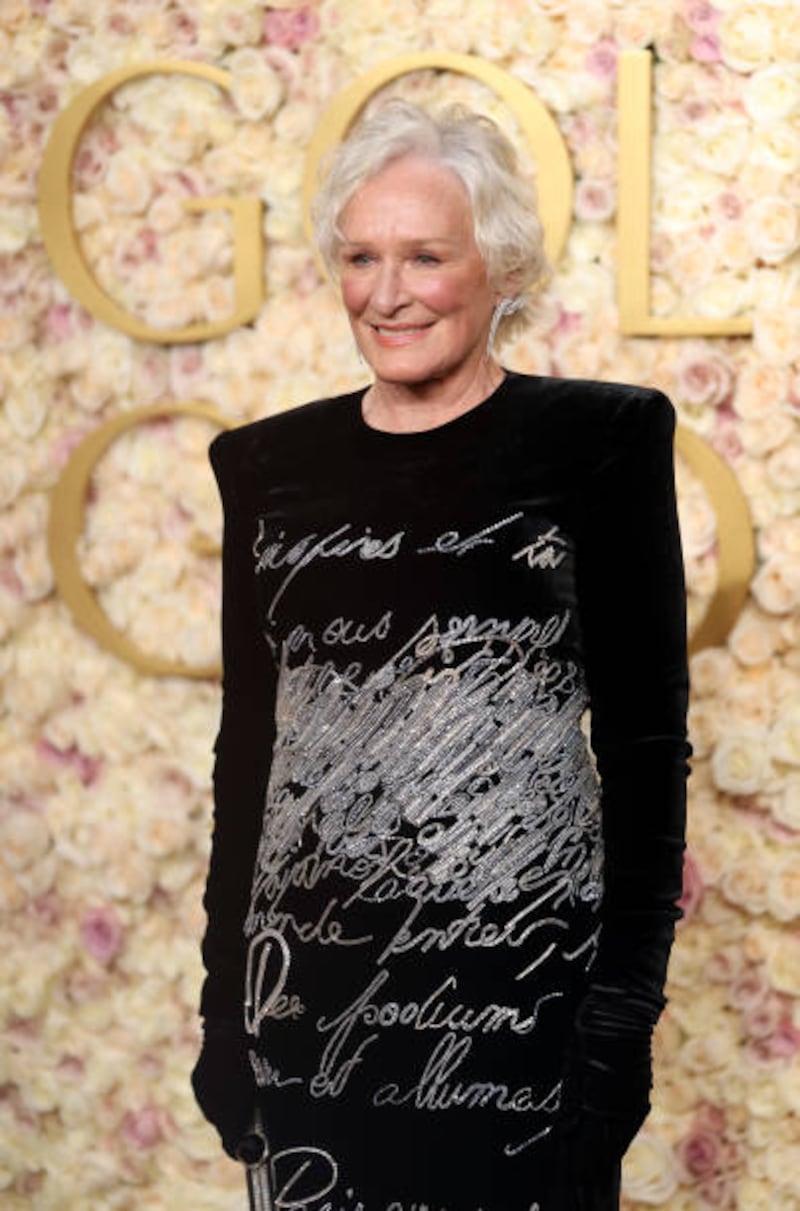 Alfombra Roja Globos de Oro 2025, Glenn Close - Getty Images