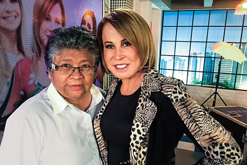 Marlene Mattos e Zilu Camargo trabalharam juntas em 2019