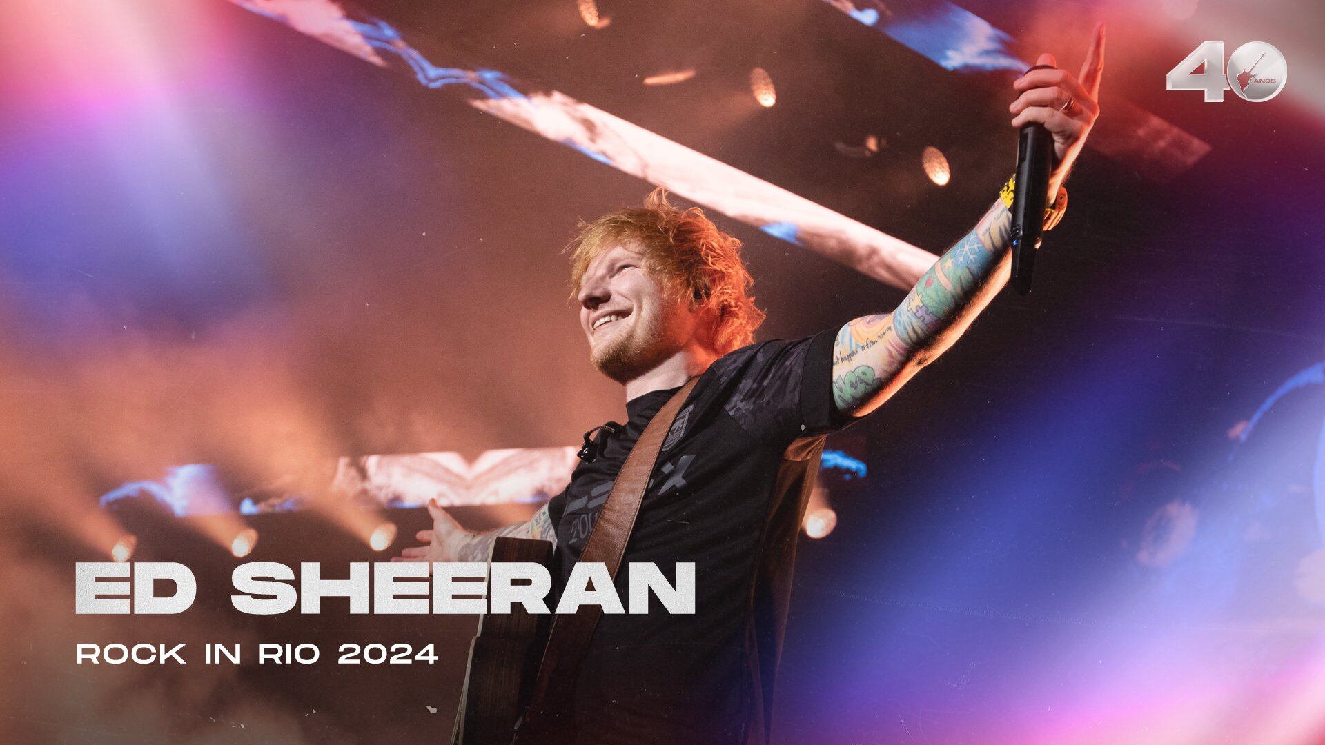 Ed Sheeran é o primeiro headliner confirmado para o Rock in Rio 2024
