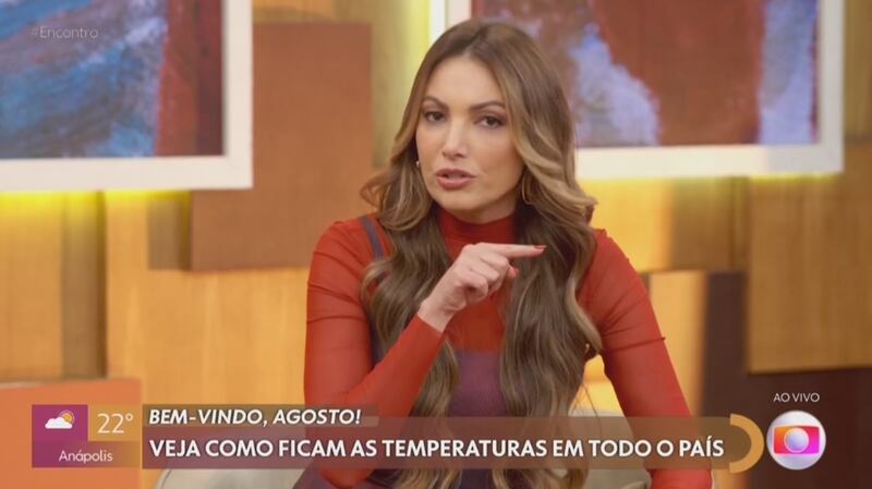 Patrícia Poeta fala da mudança do tempo em agosto