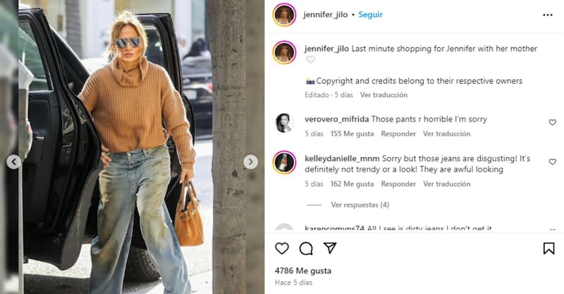 Los pantalones que hacen ver delgadas y jóvenes a las mujeres de 50 y que son el secreto de Jlo