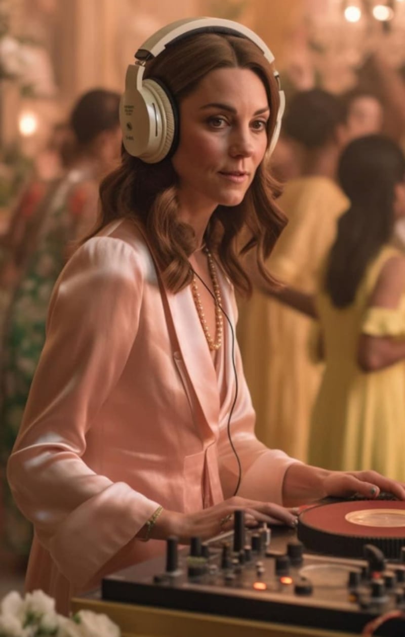 E até Kate Middleton arrasando como DJ!
Imagem: @start_digital