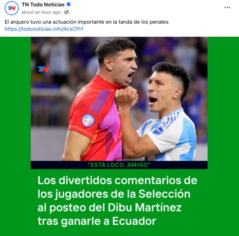 Así reaccionó la prensa argentina a la derrota de Ecuador en los cuartos de final de la Copa América