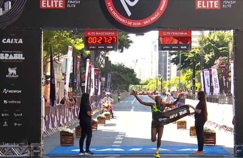 Agnes Keino conquista o primeiro lugar na São Silvestre 2024