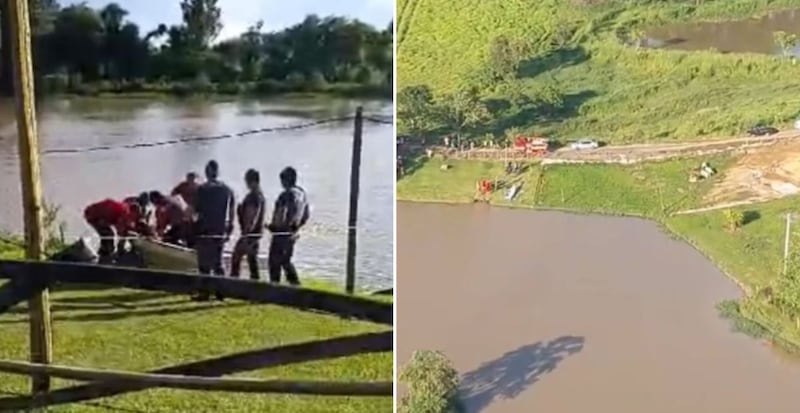 Criança teve lesões leves e foi socorrida.