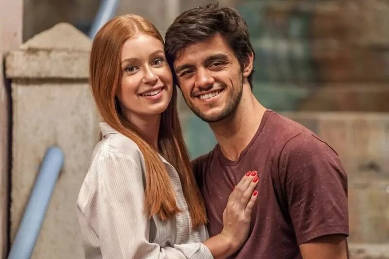 Marina Ruy Barbosa e Felipe Simas estão casados em Fuzuê, novela inédita na Globo