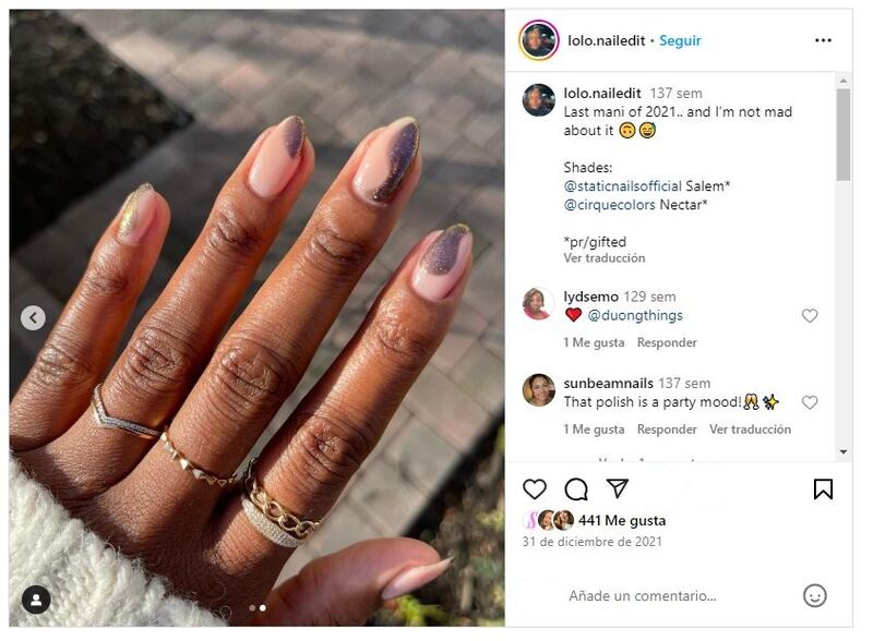 Las 'brown chrome nails' son perfectas para despedir el verano y recibir el otoño a la moda