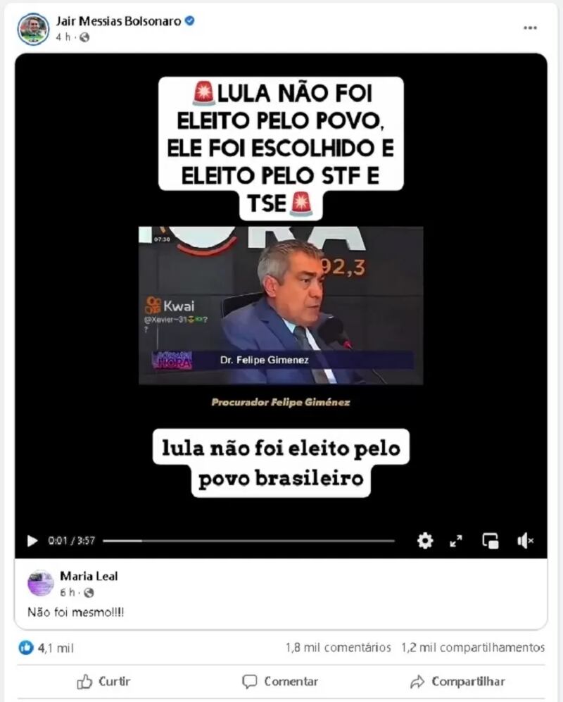 Ele segue nos EUA