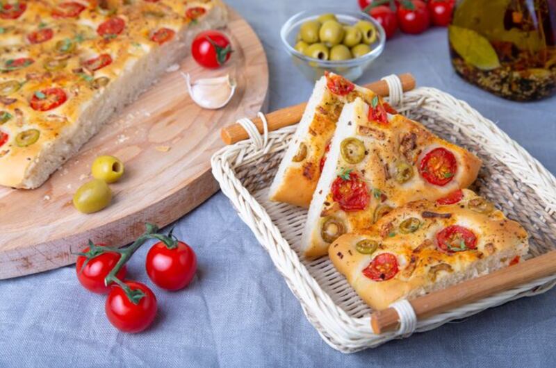 Receita de focaccia italiana