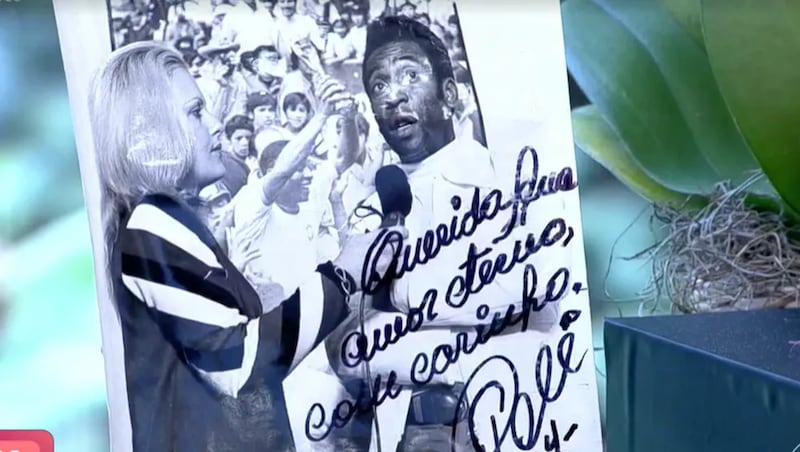 No "Mais Você", Ana Maria Braga resgata foto antiga com Pelé