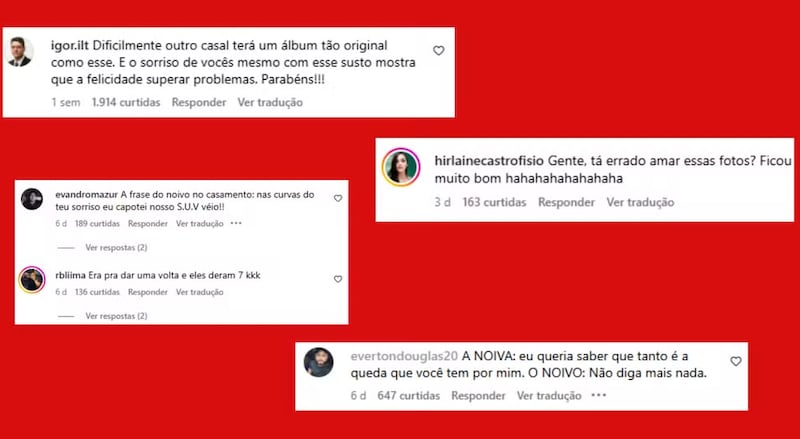 Comentários internautas capotamento uberlândia noivos