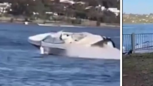 Vídeo: Piloto fugiu após acidente com lancha desgovernada no Lago Paranoá; uma pessoa morreu