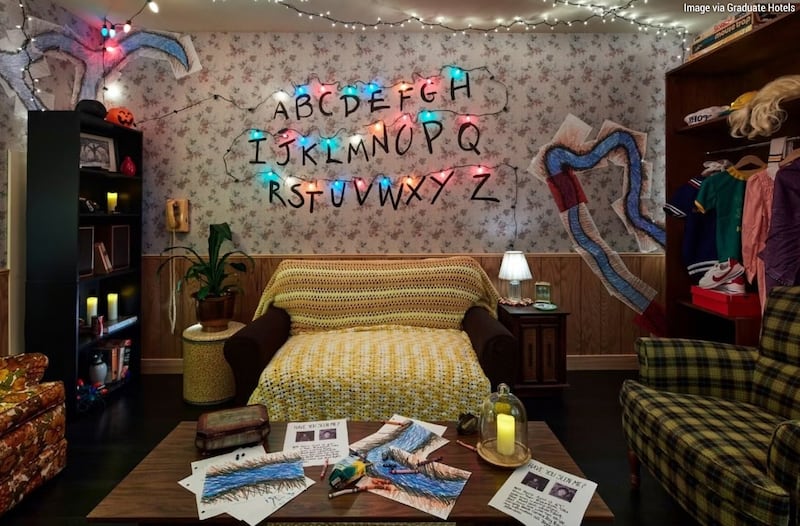 Hotel tem quarto inspirado em Stranger Things.