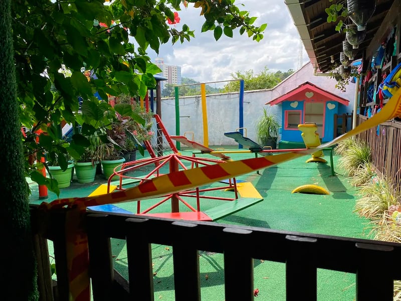 Creche da escola onde ocorreu o atentado