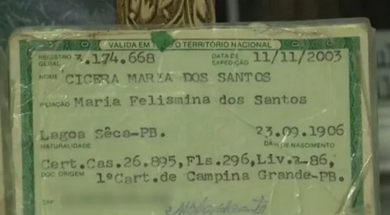 Brasileira tem 117 anos e a irmã 107