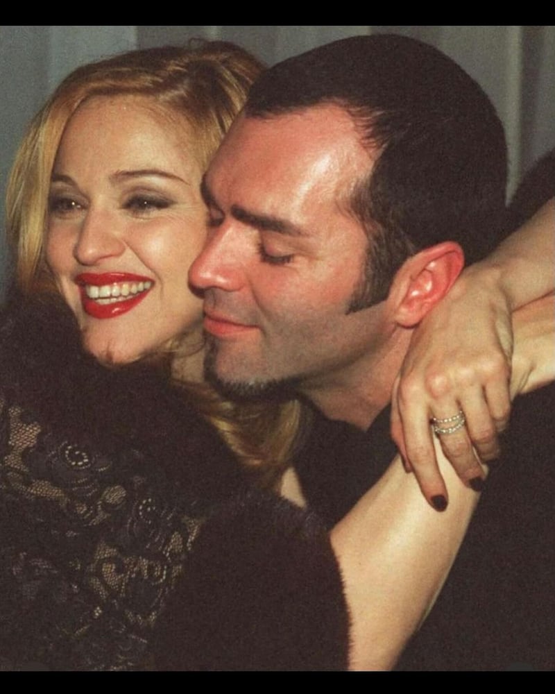 Madonna y su hermano Christopher Ciccone