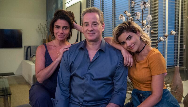 (Giovanna Antonelli), Kleber (Dan Stulbach) e Cléo (Vanessa Giácomo) estão no elenco da série "Filhas de Eva"