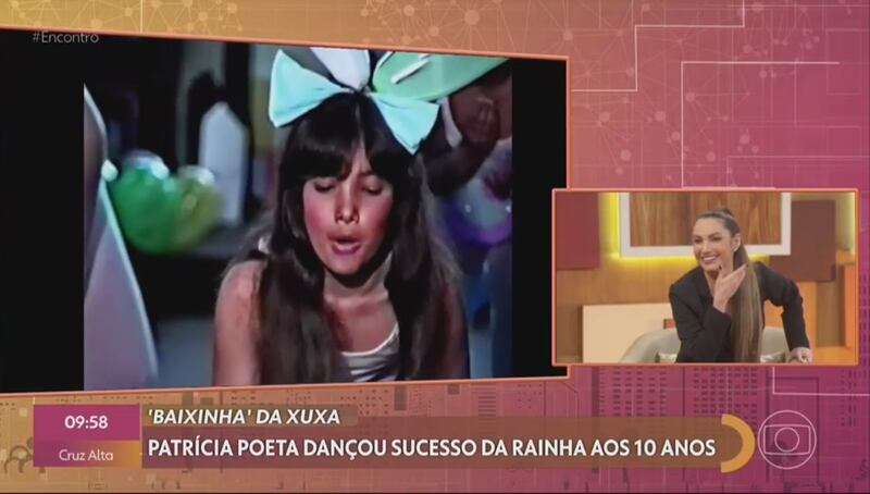 Tati Machado chama vídeo e mostra Patrícia Poeta dançando na escola